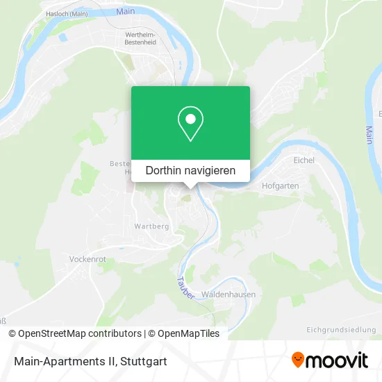 Main-Apartments II Karte