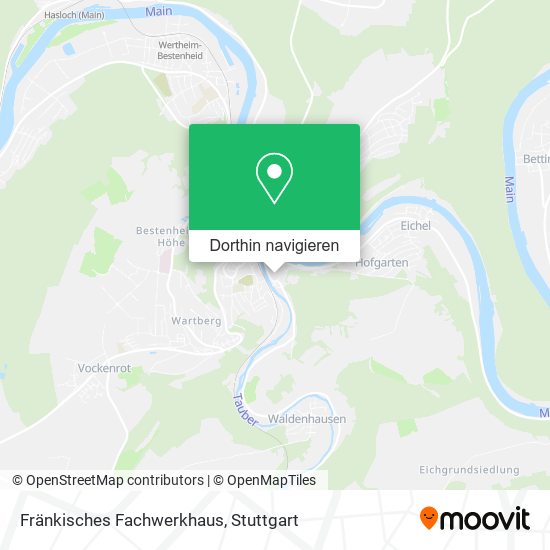 Fränkisches Fachwerkhaus Karte