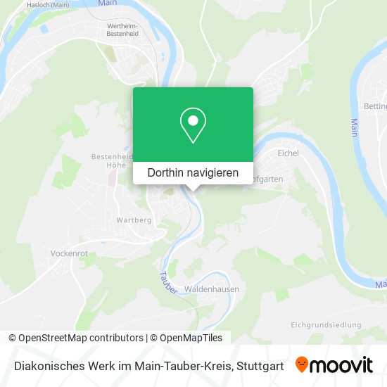 Diakonisches Werk im Main-Tauber-Kreis Karte