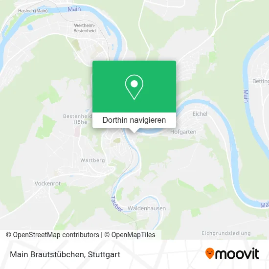 Main Brautstübchen Karte