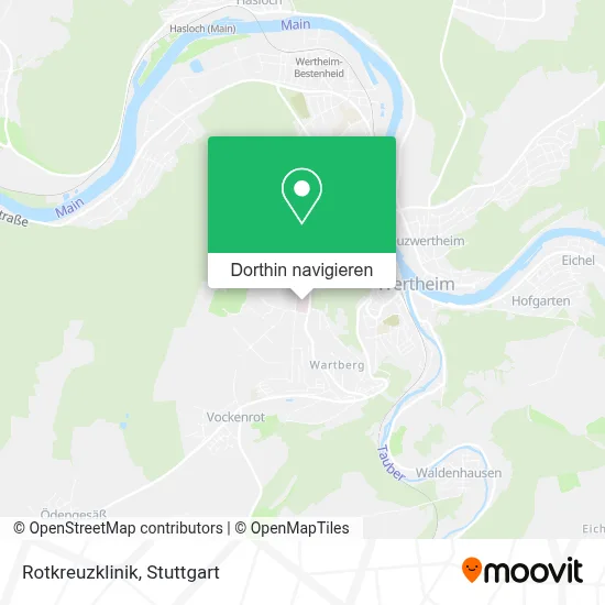 Rotkreuzklinik Karte