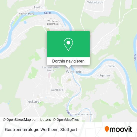 Gastroenterologie Wertheim Karte