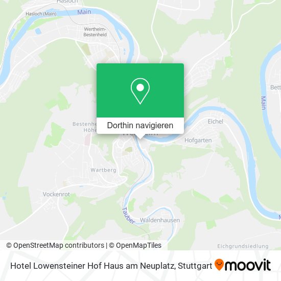 Hotel Lowensteiner Hof Haus am Neuplatz Karte