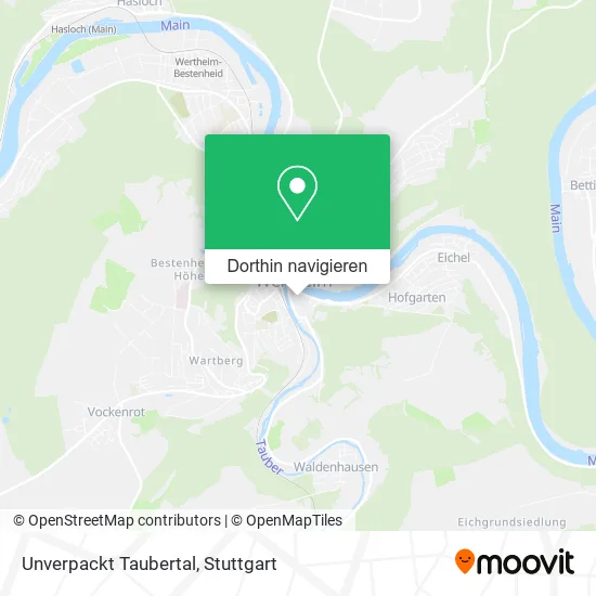 Unverpackt Taubertal Karte