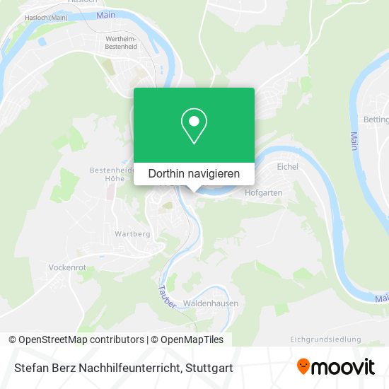 Stefan Berz Nachhilfeunterricht Karte