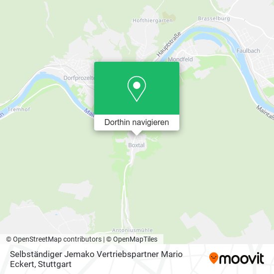 Selbständiger Jemako Vertriebspartner Mario Eckert Karte