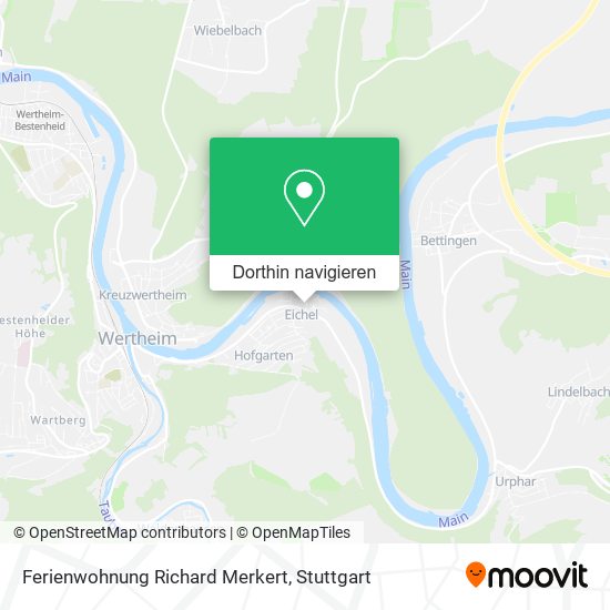 Ferienwohnung Richard Merkert Karte