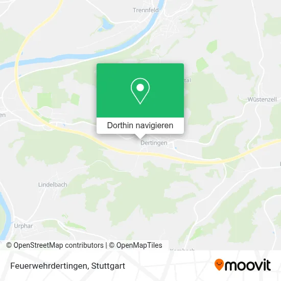 Feuerwehrdertingen Karte