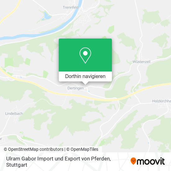 Ulram Gabor Import und Export von Pferden Karte