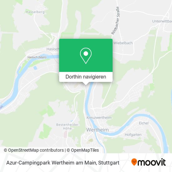 Azur-Campingpark Wertheim am Main Karte
