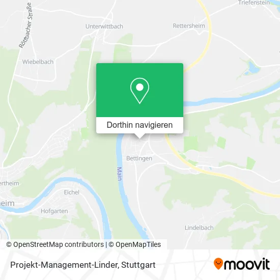 Projekt-Management-Linder Karte