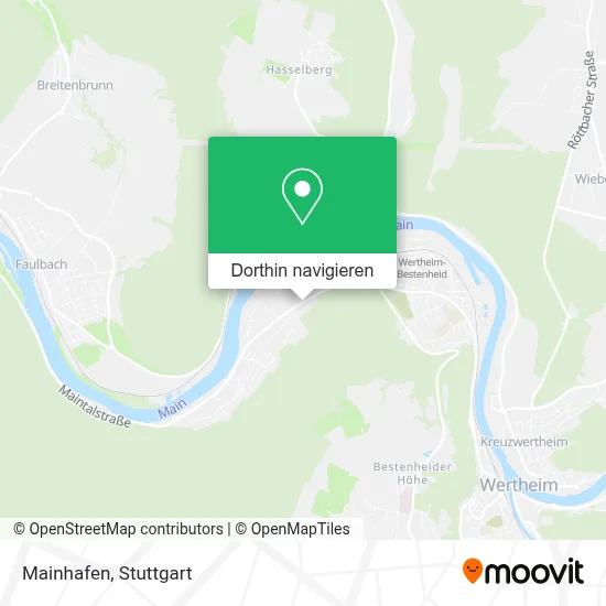 Mainhafen Karte