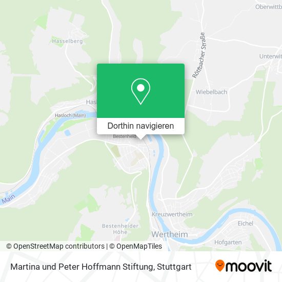Martina und Peter Hoffmann Stiftung Karte