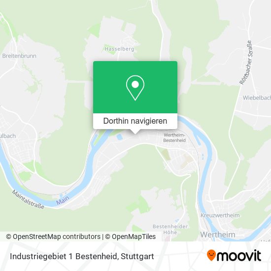 Industriegebiet 1 Bestenheid Karte