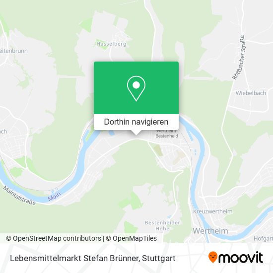Lebensmittelmarkt Stefan Brünner Karte