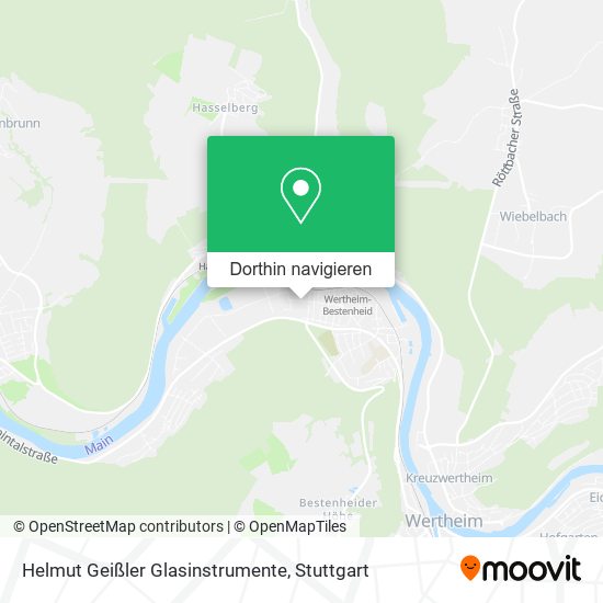 Helmut Geißler Glasinstrumente Karte
