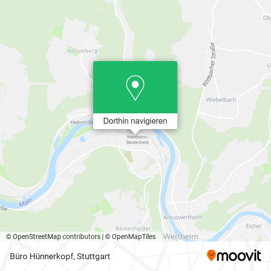 Büro Hünnerkopf Karte
