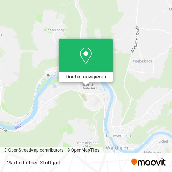 Martin Luther Karte