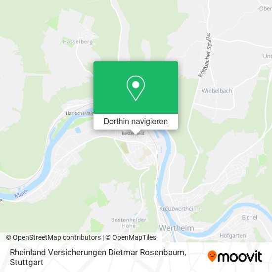Rheinland Versicherungen Dietmar Rosenbaum Karte