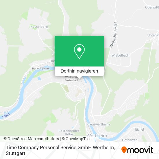 Time Company Personal Service GmbH Wertheim Karte