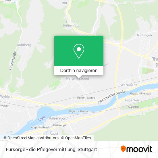 Fürsorge - die Pflegevermittlung Karte