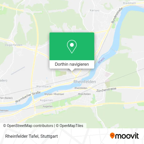 Rheinfelder Tafel Karte