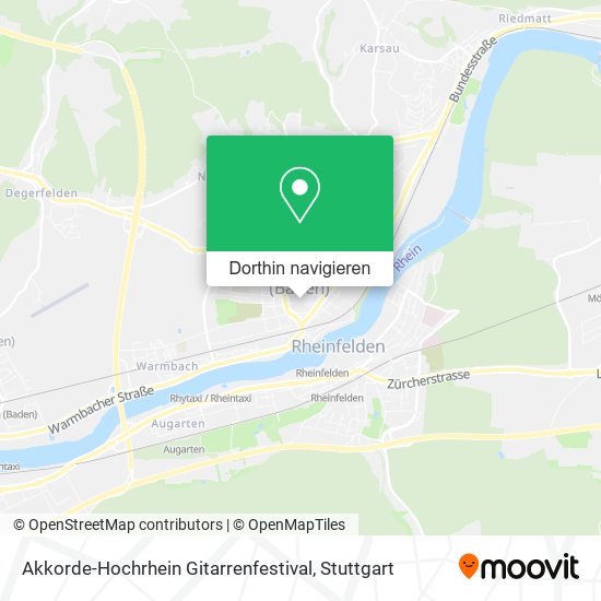 Akkorde-Hochrhein Gitarrenfestival Karte