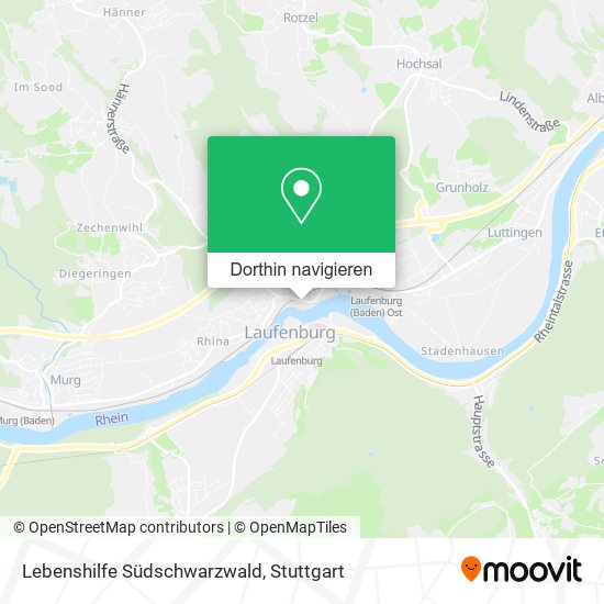 Lebenshilfe Südschwarzwald Karte