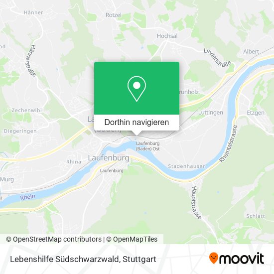 Lebenshilfe Südschwarzwald Karte
