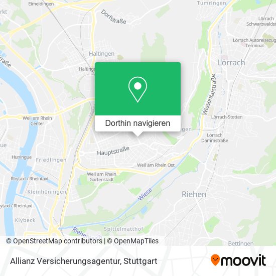 Allianz Versicherungsagentur Karte