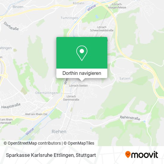 Sparkasse Karlsruhe Ettlingen Karte