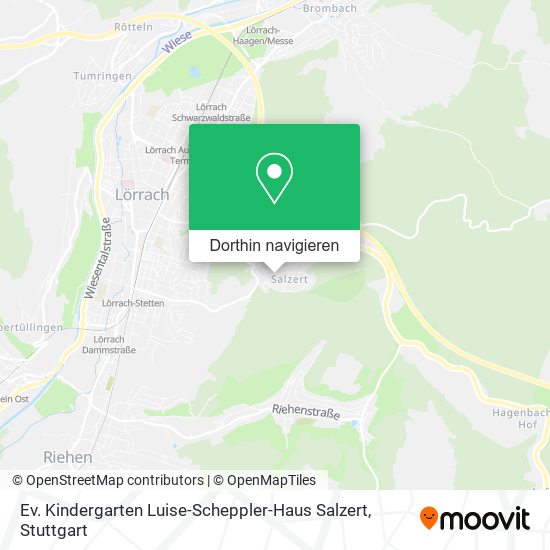 Ev. Kindergarten Luise-Scheppler-Haus Salzert Karte