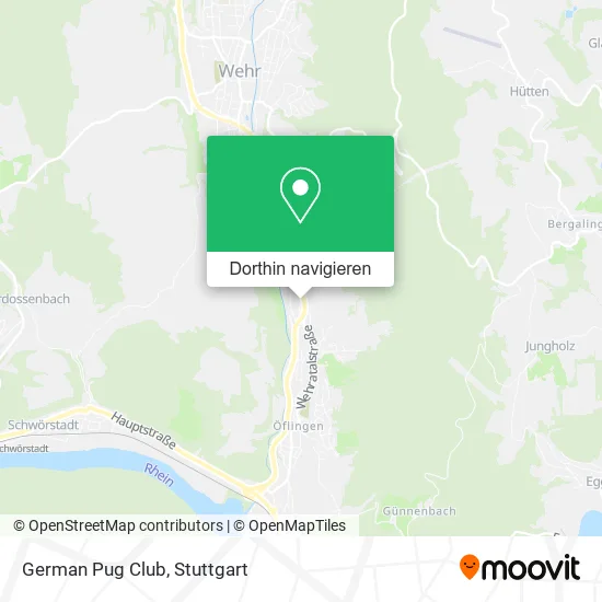 German Pug Club Karte