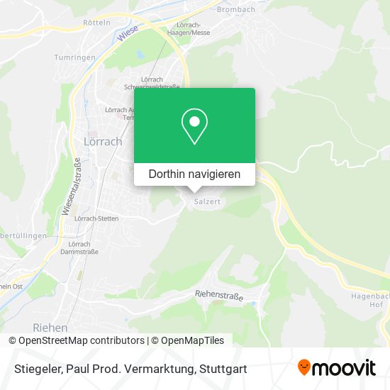 Stiegeler, Paul Prod. Vermarktung Karte