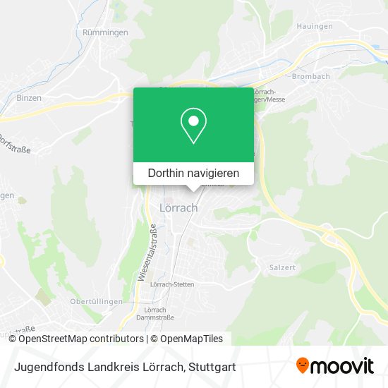 Jugendfonds Landkreis Lörrach Karte