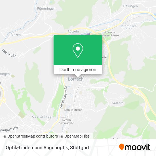Optik-Lindemann Augenoptik Karte