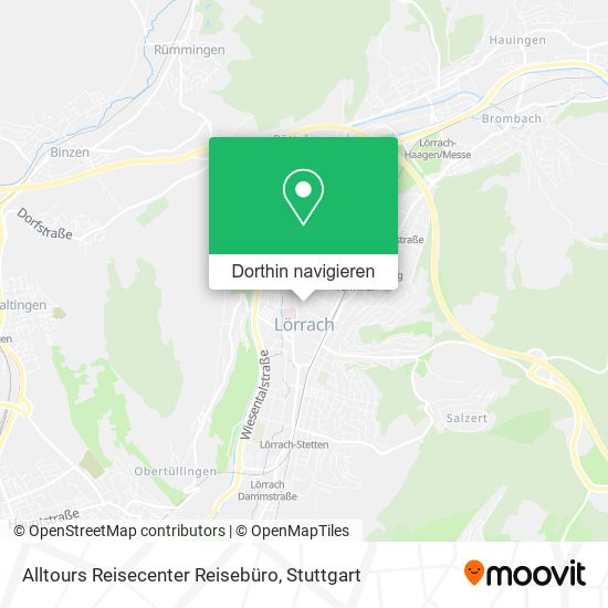 Alltours Reisecenter Reisebüro Karte