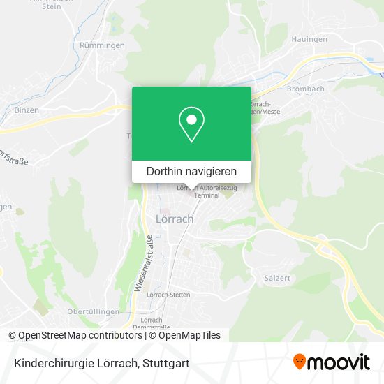 Kinderchirurgie Lörrach Karte