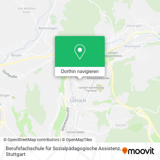 Berufsfachschule für Sozialpädagogische Assistenz Karte