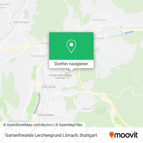 Gartenfreunde Lerchengrund Lörrach Karte