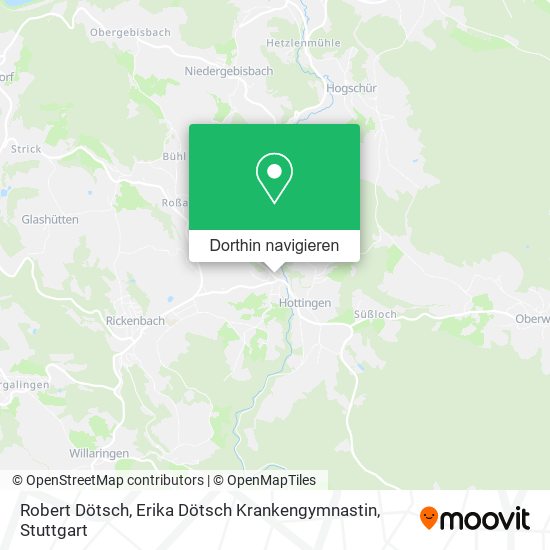 Robert Dötsch, Erika Dötsch Krankengymnastin Karte
