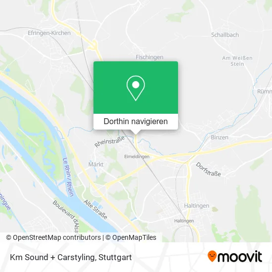 Km Sound + Carstyling Karte