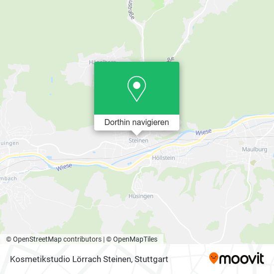 Kosmetikstudio Lörrach Steinen Karte