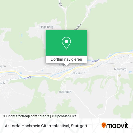 Akkorde-Hochrhein Gitarrenfestival Karte
