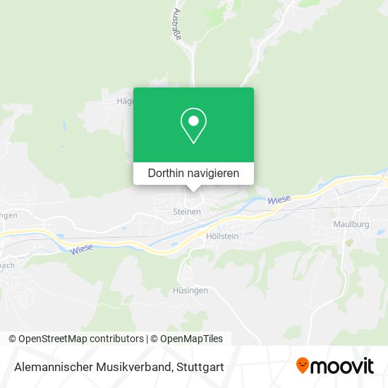 Alemannischer Musikverband Karte