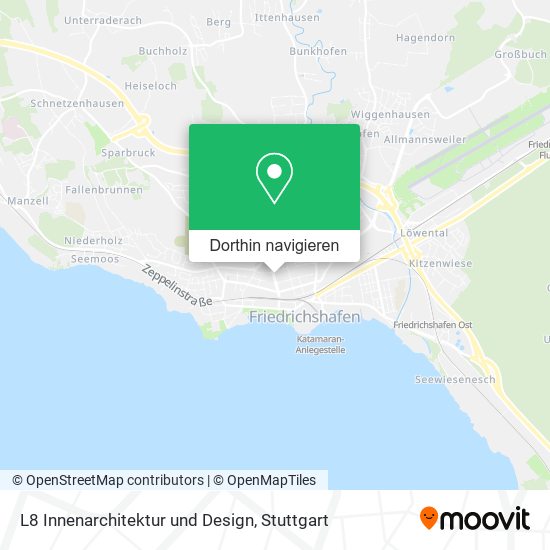 L8 Innenarchitektur und Design Karte