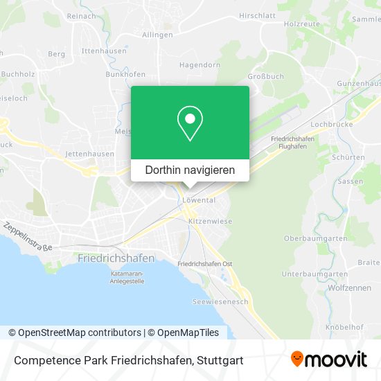 Competence Park Friedrichshafen Karte