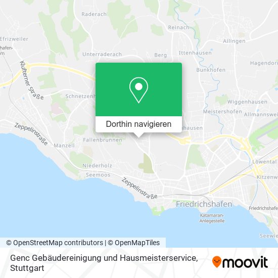 Genc Gebäudereinigung und Hausmeisterservice Karte