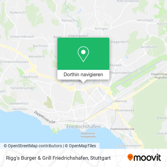Rigg's Burger & Grill Friedrichshafen Karte
