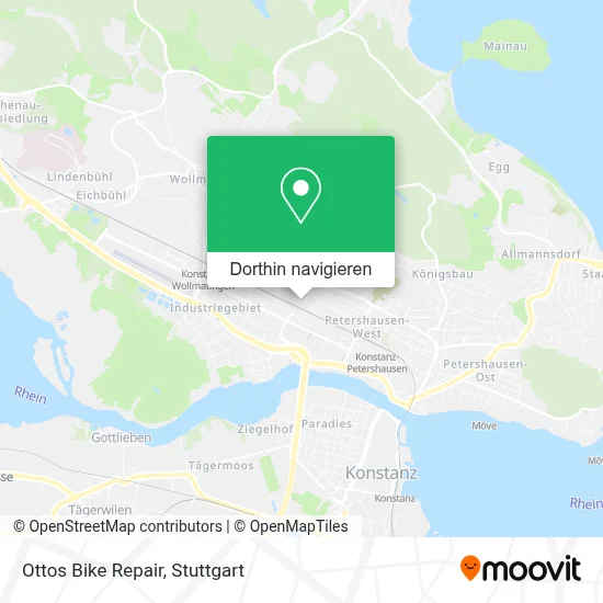 Ottos Bike Repair Karte